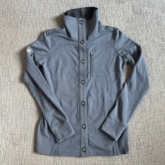 Kuhl Women’s Krush Jacket Sz XS Funnel Neck Grey Outdoors Hiking GUC - Picture 2 of 10